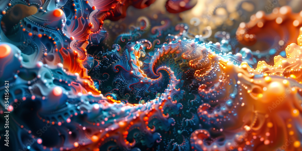 A digital artwork swirling mass of bright light curves and folds dynamic and abstract composition A digital artwork swirling mass of bright light curves and folds dynamic and abstract composition