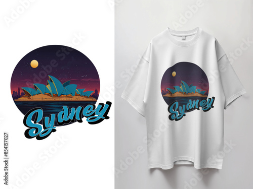 Sydney Opera house T shirt Design