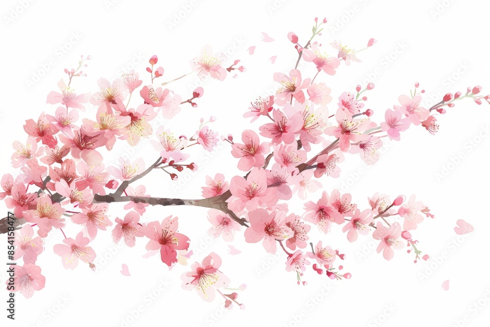 Spring Floral Blooms for Decor and Design Generative AI Spring Floral Blooms for Decor and Design Generative AI