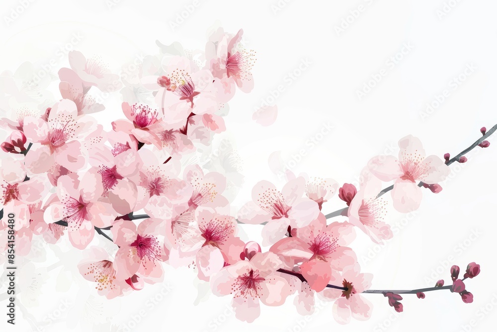 custom made wallpaper toronto digitalSpring Floral Blooms for Decor and Design Generative AI