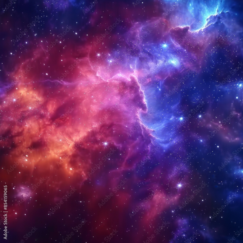 Fototapeta premium Universe abstract background, colorful space galaxy clouds nebula, stary cosmos, universe wallpaper