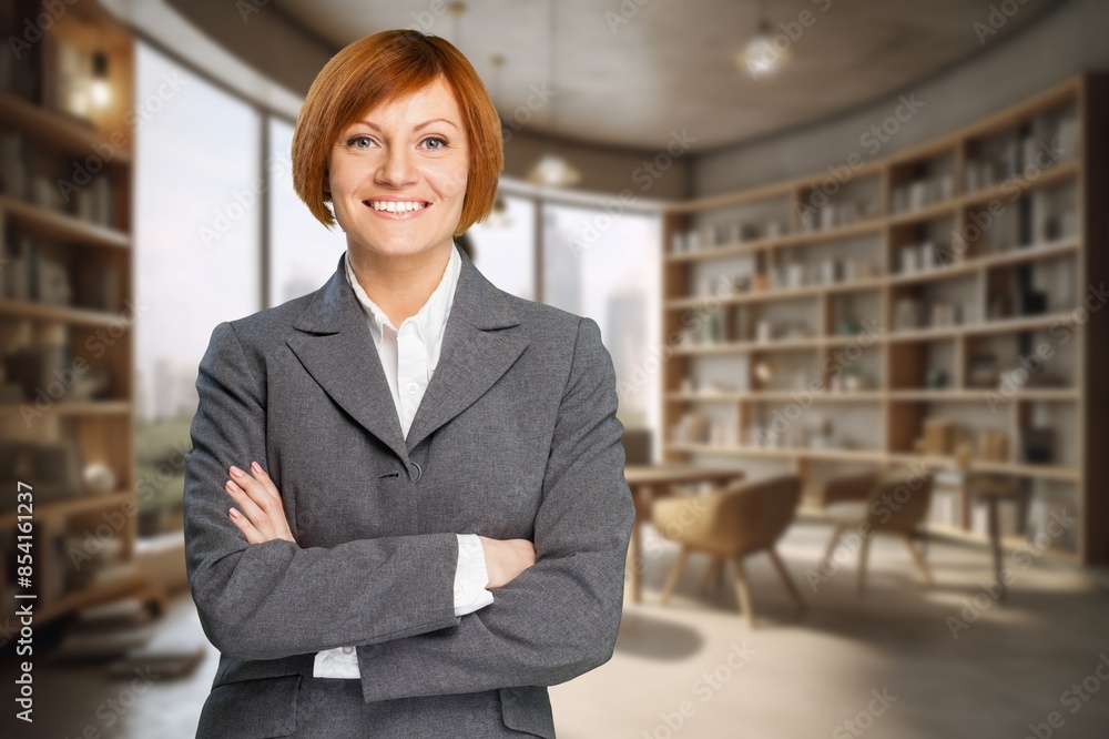 Smiling confident professional business woman leader Smiling confident professional business woman leader
