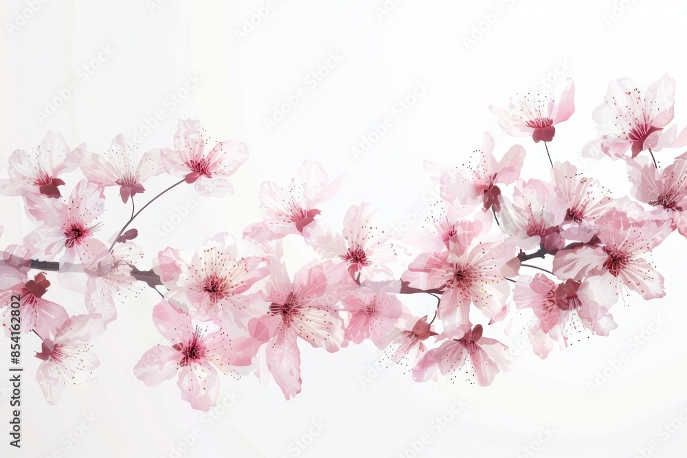 Spring Floral Blooms for Decor and Design Generative AI Spring Floral Blooms for Decor and Design Generative AI