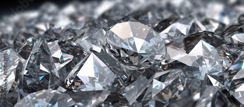 Diamond Pile - A Close-Up of Sparkle