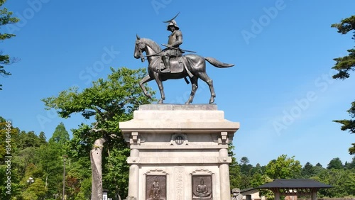 仙台城本丸跡（伊達政宗公騎馬像）【宮城県仙台市】