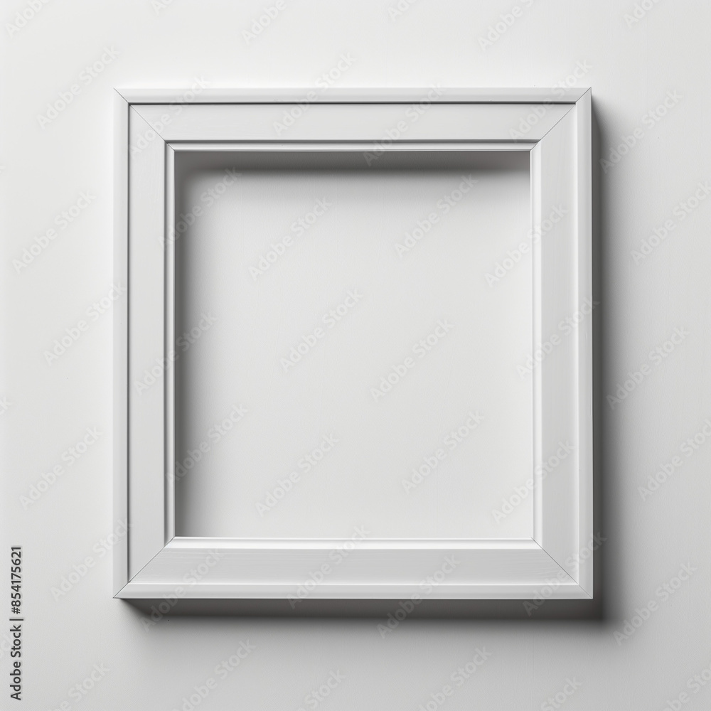 white background, a white picture frame mock up black. Thin plain simple minimal frame, studio shot, plain white background, diffuse soft lighting white background, a white picture frame mock up black. Thin plain simple minimal frame, studio shot, plain white background, diffuse soft lighting