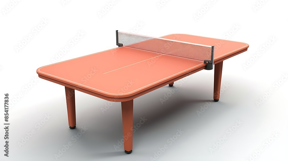 Ping pong table isolated on white background. 3d rendering. Ping pong table isolated on white background. 3d rendering.
