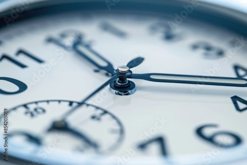 Wallpaper Mural A close-up image of the hands and face of a classic analog watch, capturing the intricate details of timekeeping Torontodigital.ca