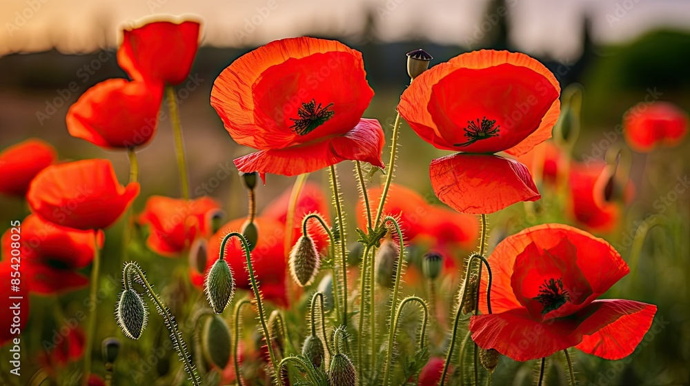 Obraz premium Red poppies 