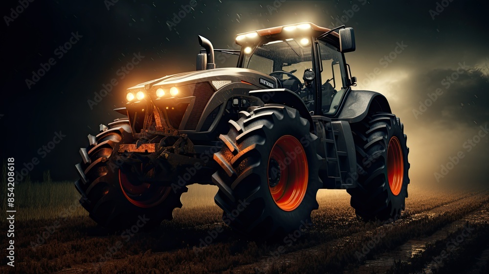 A tractor A tractor