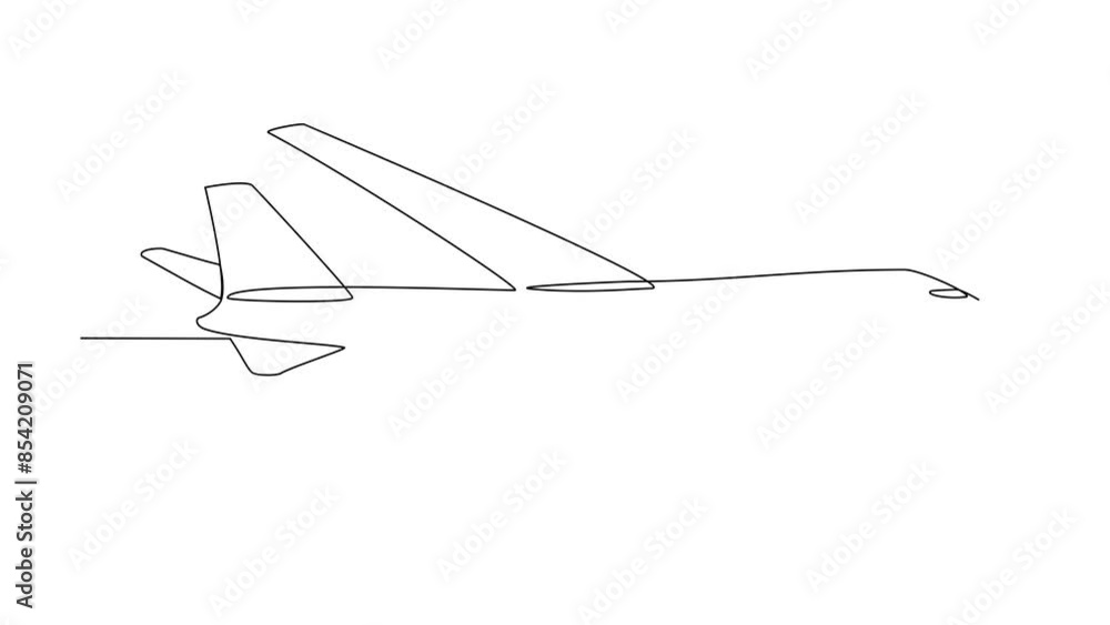 Animated self drawing of airplane as air vehicle and transportation video design illustration. Air transportation design in simple linear video style. Non coloring vehicle design concept illustration Animated self drawing of airplane as air vehicle and transportation video design illustration. Air transportation design in simple linear video style. Non coloring vehicle design concept illustration