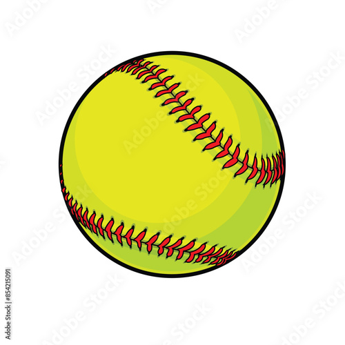 Wallpaper Mural simple classic yellow softball icon transparent background Torontodigital.ca