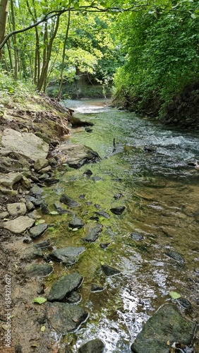 johannis river in the city district of Schildesche bielefeld photo