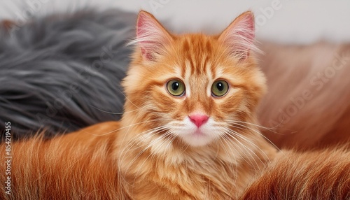 banner beautiful red cat © Dayami