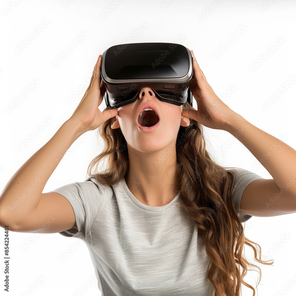3d Vector Virtual reality glasses, Metaverse technology future 3d, Game concept. Eps 10 Vector. Generative AI 3d Vector Virtual reality glasses, Metaverse technology future 3d, Game concept. Eps 10 Vector. Generative AI