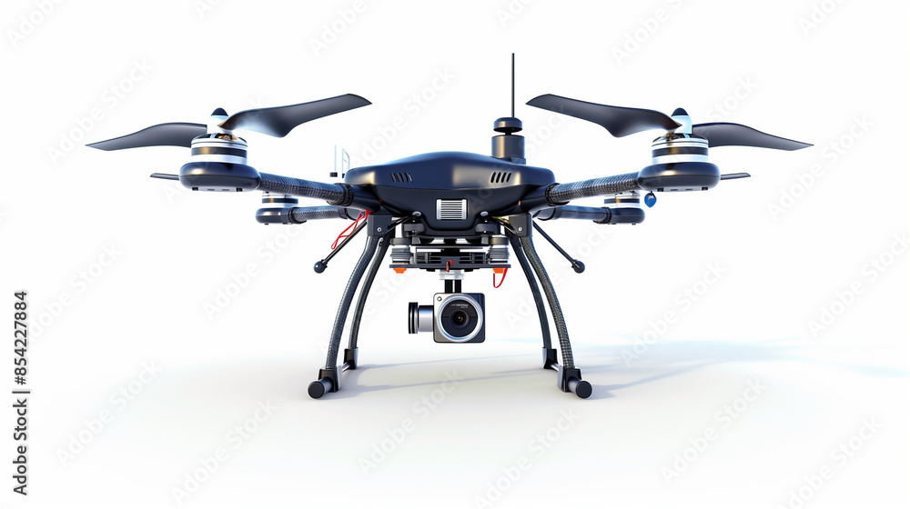 Drone su sfondo bianco. Drone su sfondo bianco.