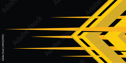 car wrap design with yellow and black color theme