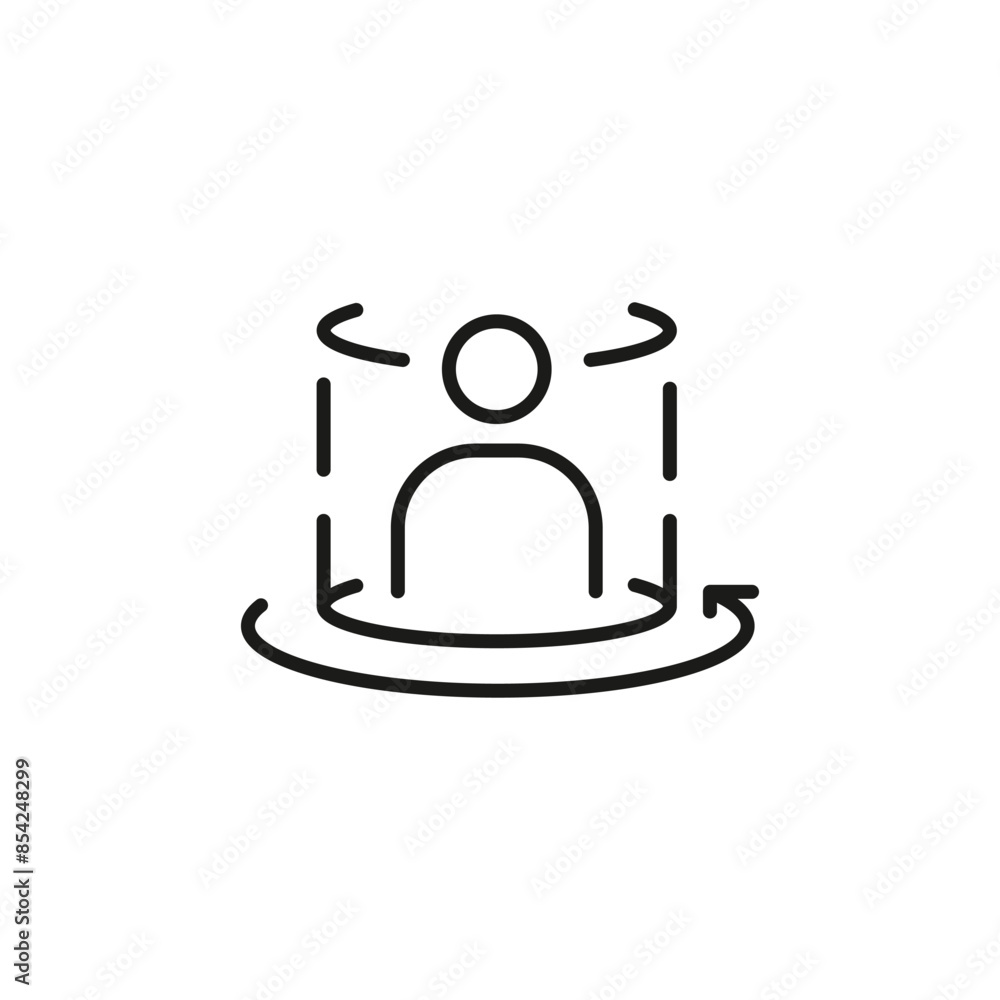 360 Motion icon. Simple 360 motion icon for social media, app, and web design. Vector illustration. 360 Motion icon. Simple 360 motion icon for social media, app, and web design. Vector illustration.