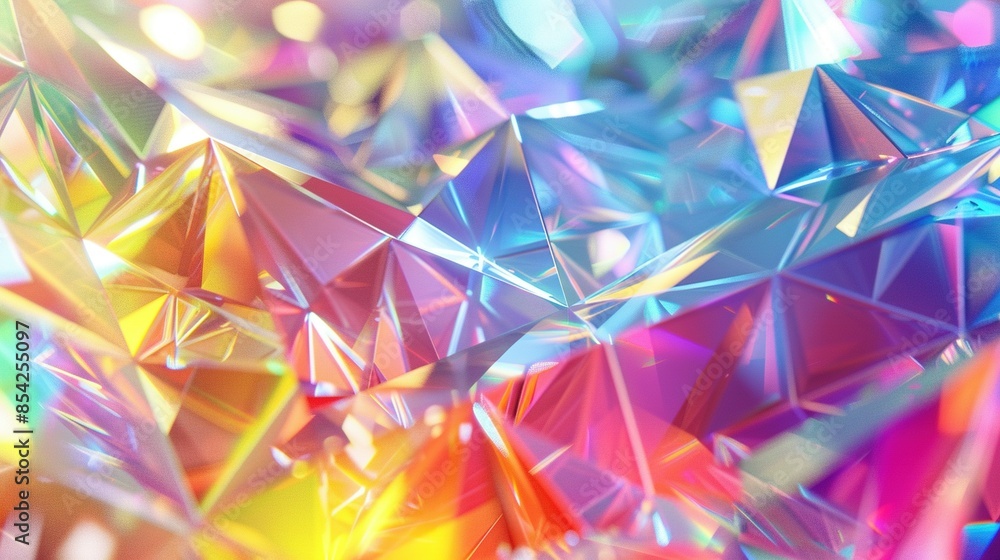 Sparkling Jewel-Like Prism Gloss Background Sparkling Jewel-Like Prism Gloss Background