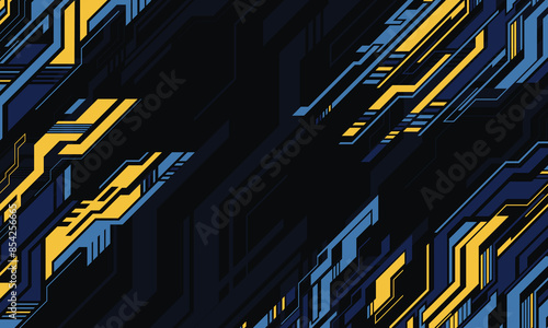 Futuristic technology abstract background suitable for racing style car wrap decal