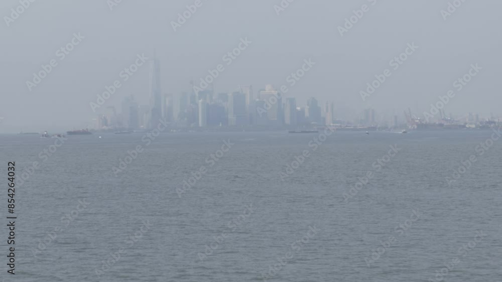 Foggy Manhattan from the Bay Foggy Manhattan from the Bay