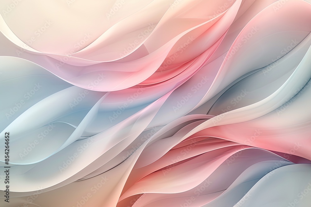 A pink and blue wave pattern. The image has a dreamy, ethereal quality to it, with the pink and blue colors blending together to create a sense of movement A pink and blue wave pattern. The image has a dreamy, ethereal quality to it, with the pink and blue colors blending together to create a sense of movement
