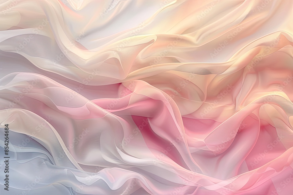 A pink and white fabric with a blue stripe A pink and white fabric with a blue stripe