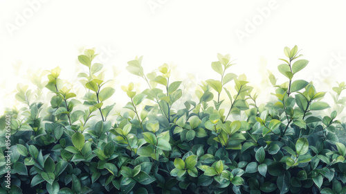 Wallpaper Mural Green Leaves in Soft Light Torontodigital.ca