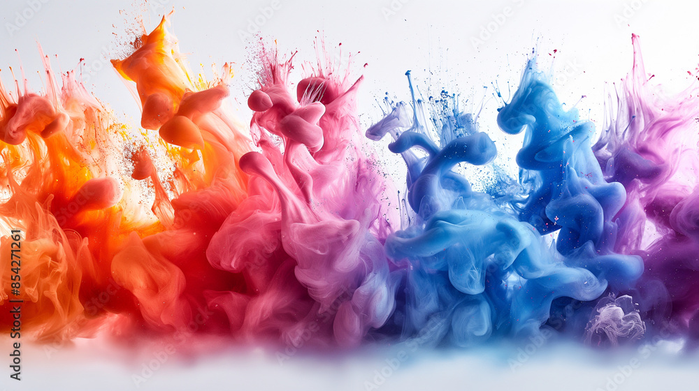 Obraz premium カラフルなインク