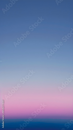 Wallpaper Mural Serene Gradient: A Calming Transition from Deep Blue to Soft Pink, Evoking Twilight Tranquility and Elegance Torontodigital.ca
