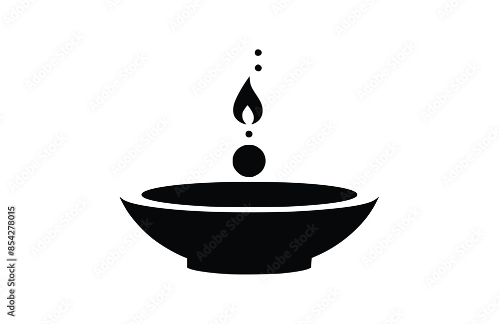 Absorption black icon, isolated on white background. Vector illustration. Absorption black icon, isolated on white background. Vector illustration.