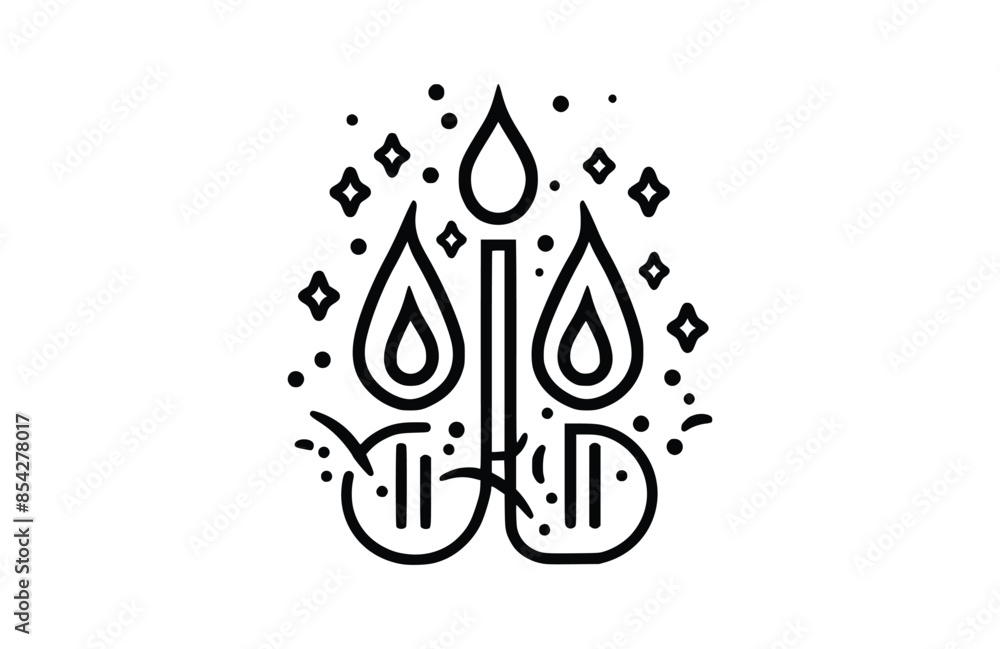 Absorption black icon, isolated on white background. Vector illustration. Absorption black icon, isolated on white background. Vector illustration.
