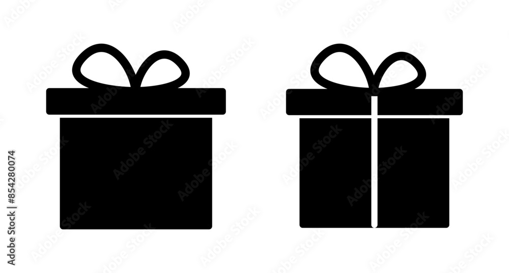 Gift icon vector isolated on white background. gift vector icon. birthday gift Gift icon vector isolated on white background. gift vector icon. birthday gift