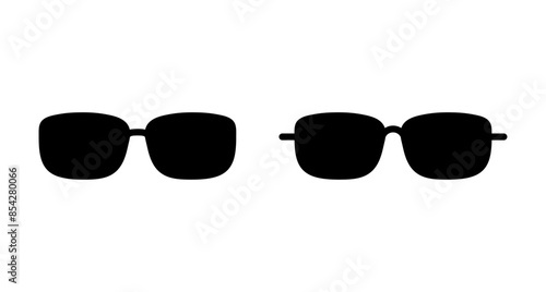 Glasses icon vector isolated on white background. Stylish Eyeglasses. Glasses vector. Optical concept