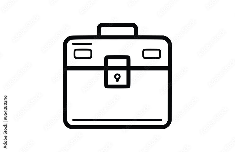 Cash box black icon, isolated on white background. Vector illustration. Cash box black icon, isolated on white background. Vector illustration.