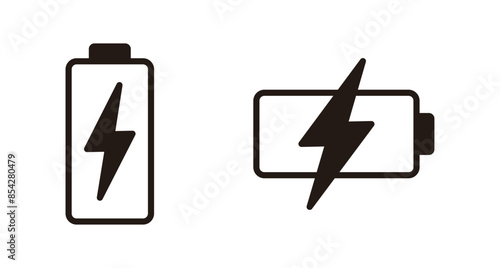 battery icon vector isolated on white background. Battery vector icon. battery charge level. battery charging icon