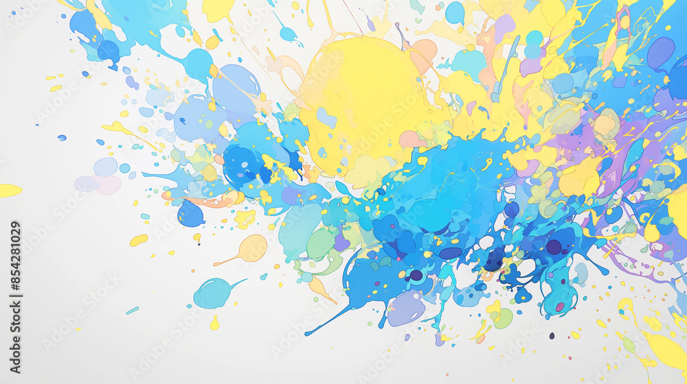 Obraz premium カラフルなインク