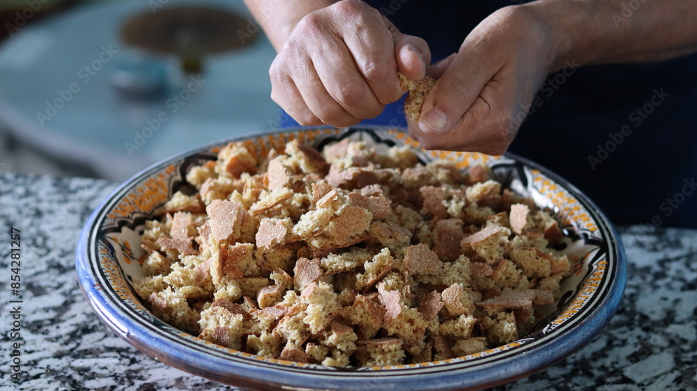 Moroccan Terda Dish - Traditional Moroccan Cuisine Moroccan Terda Dish - Traditional Moroccan Cuisine