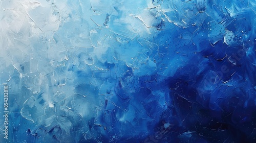 Spray painted blue background © AkuAku