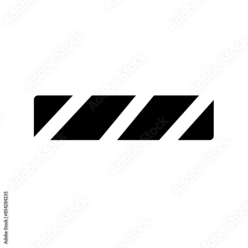 Free Download Black and White Striped Rectangle - GFXLoad