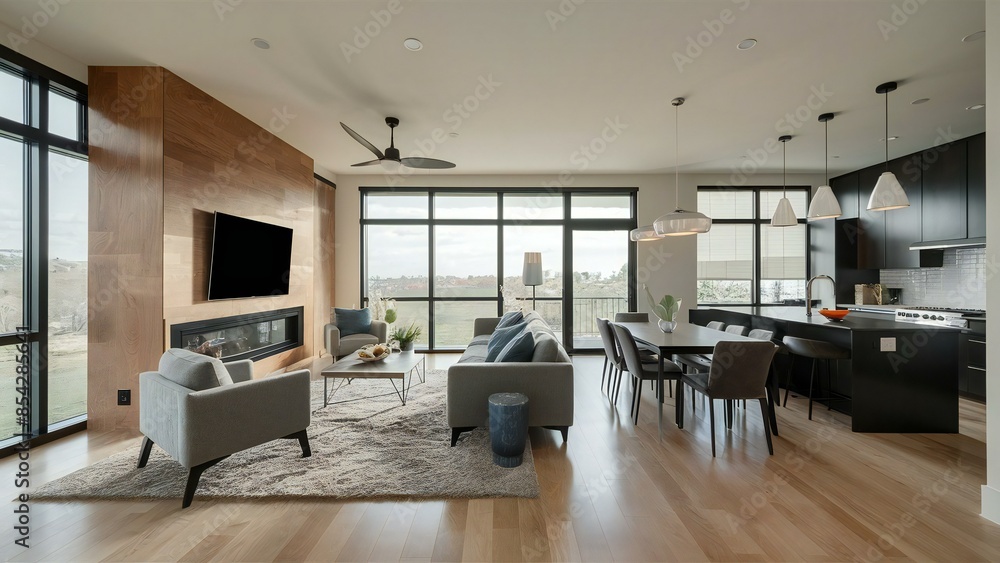 Obraz premium modern living room interior