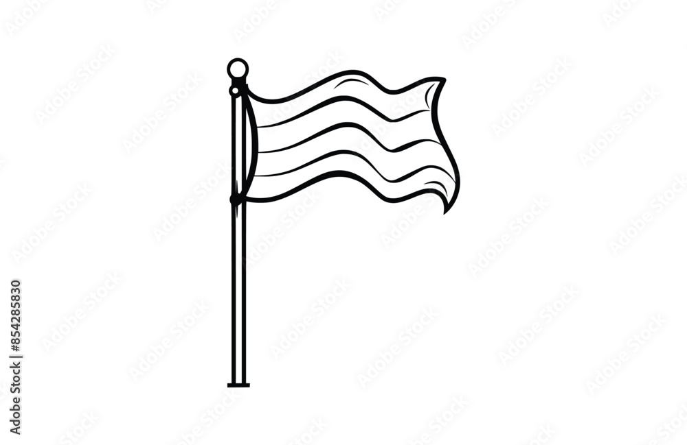 Black Flag icon isolated on white background. Beautiful Flag icon. Black Flag icon isolated on white background. Beautiful Flag icon.