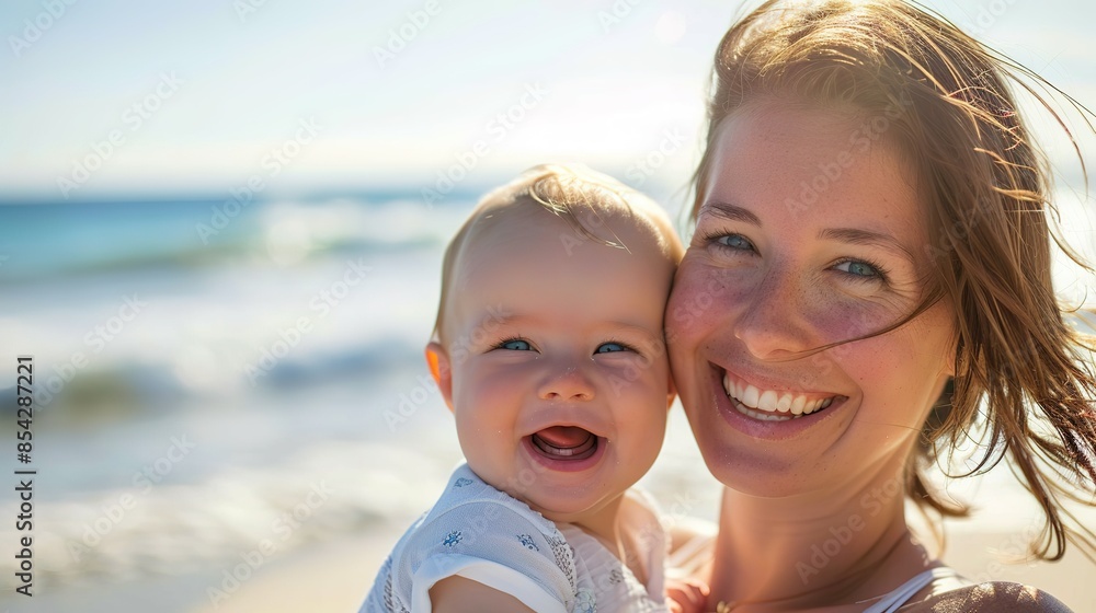 mom and her baby mom and her baby