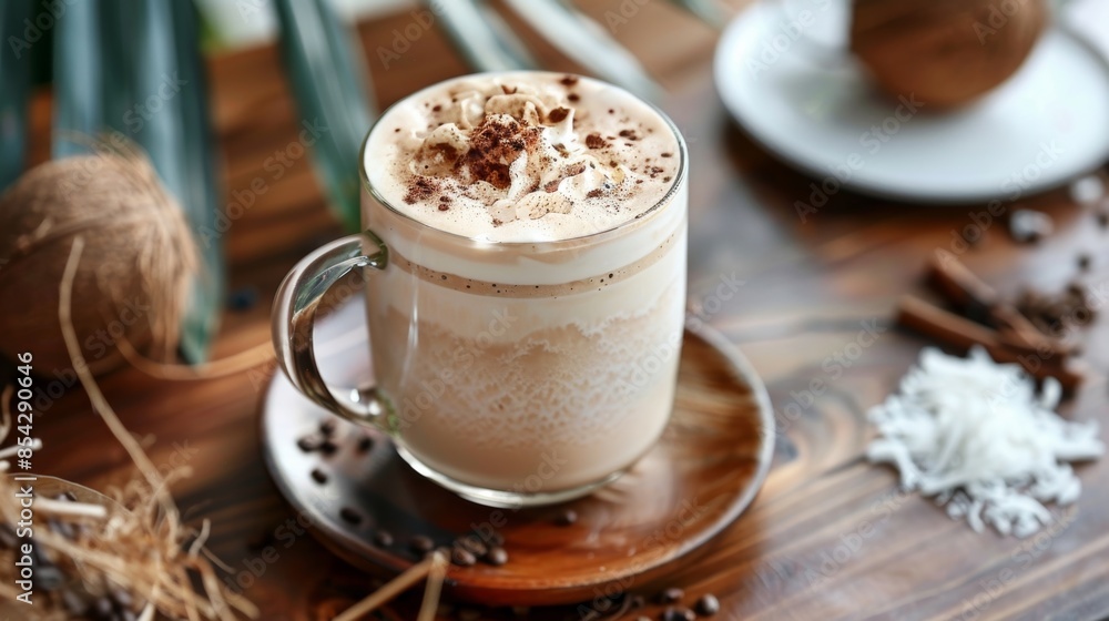 Take a break from your day and relax in our cozy café while sipping on our famous coconut milk chai latte. Take a break from your day and relax in our cozy café while sipping on our famous coconut milk chai latte.