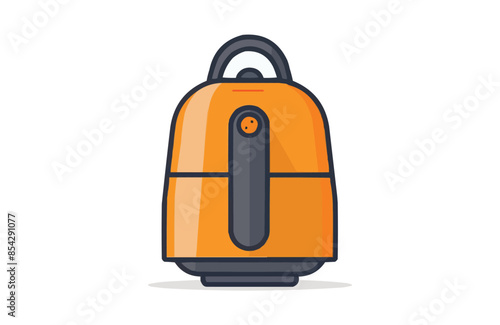 Air fryer color icon vector, isolated on white background. Beautiful air fryer icon.