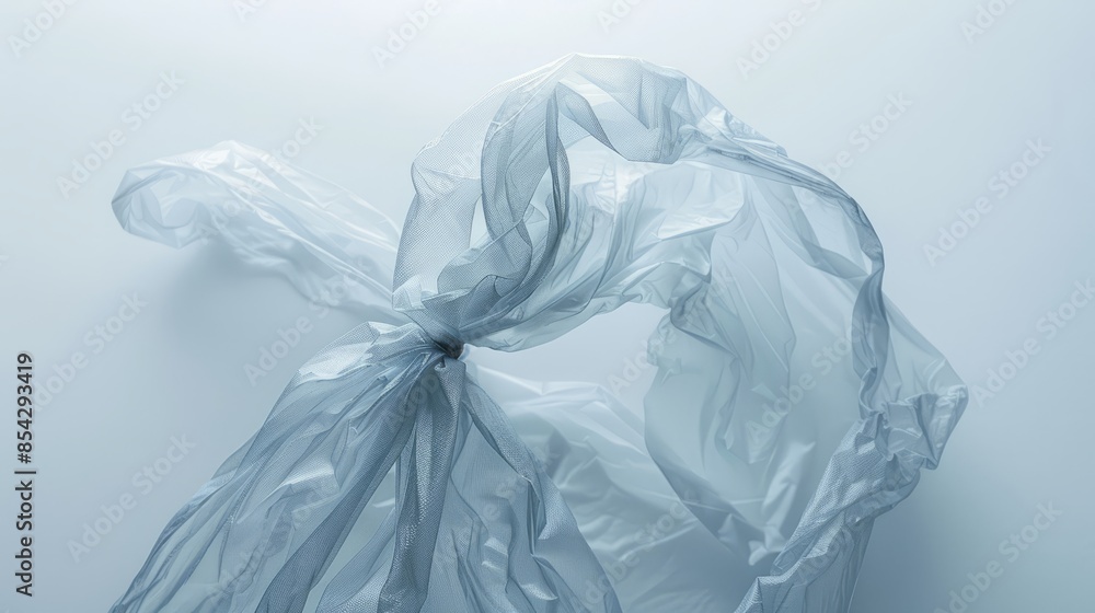 Fototapeta premium disposable plastic bag, waste, recycling, environmental issues