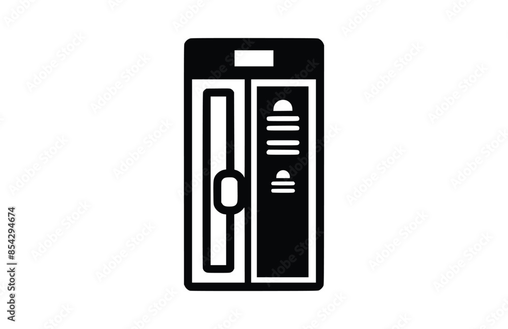 Black elevator icon isolated on white background. Beautiful Elevator icon. Black elevator icon isolated on white background. Beautiful Elevator icon.