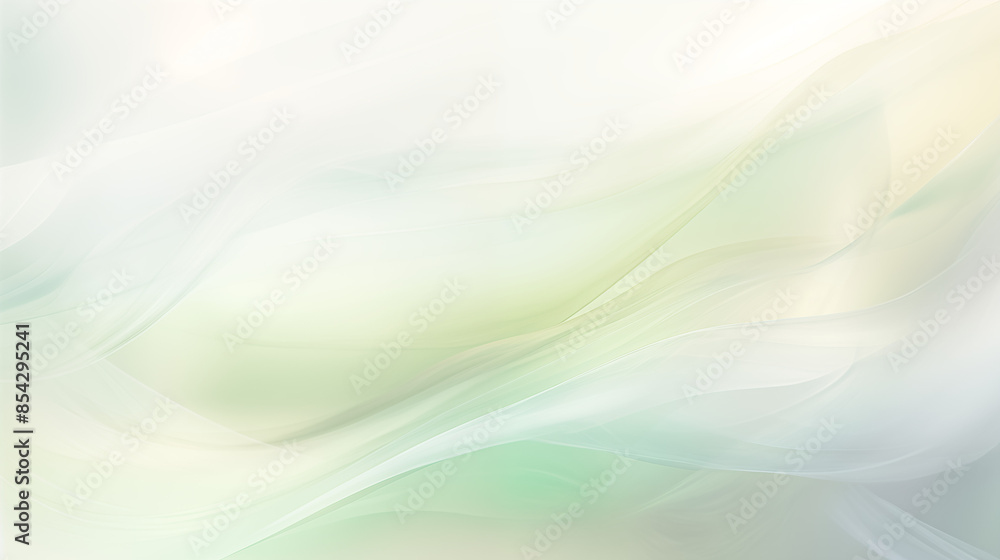 Soft Green and White Abstract Waves Background Soft Green and White Abstract Waves Background