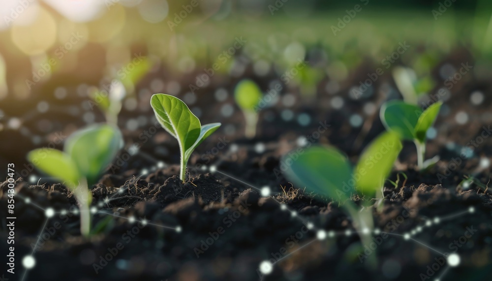 Digital monitoring of soil conditions, high-tech agriculture, real-time data, farming efficiency, modern tools Digital monitoring of soil conditions, high-tech agriculture, real-time data, farming efficiency, modern tools