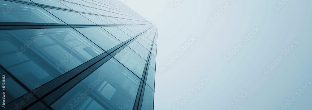 office building seen from below office building seen from below